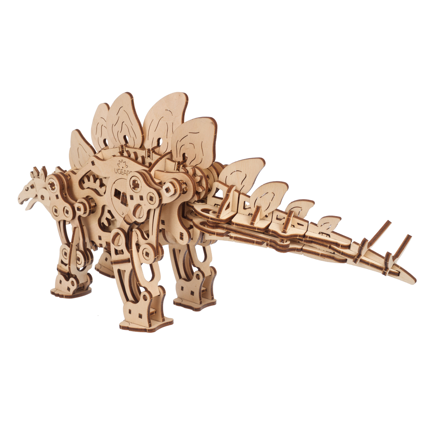 ugears-stegosaurus-modello-meccanico-in-legno-3d-da-costruire image 3