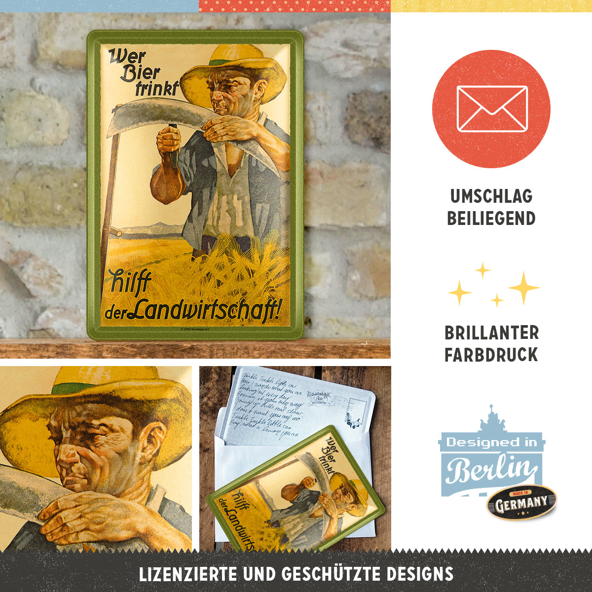 nostalgic-art-wer-bier-trinkt-hilft-der-landwirtschaft-card-in-metallo-10x14-cm image 2