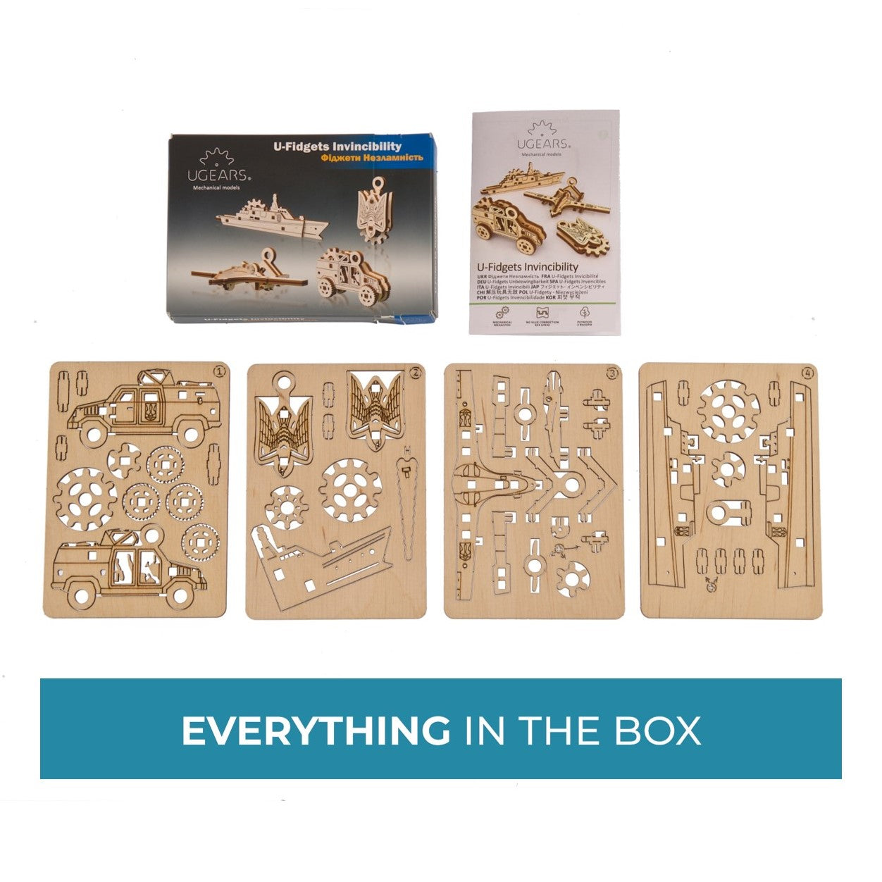 ugears-fidgets-invincibility-set-4-mini-modellini-in-legno image 8