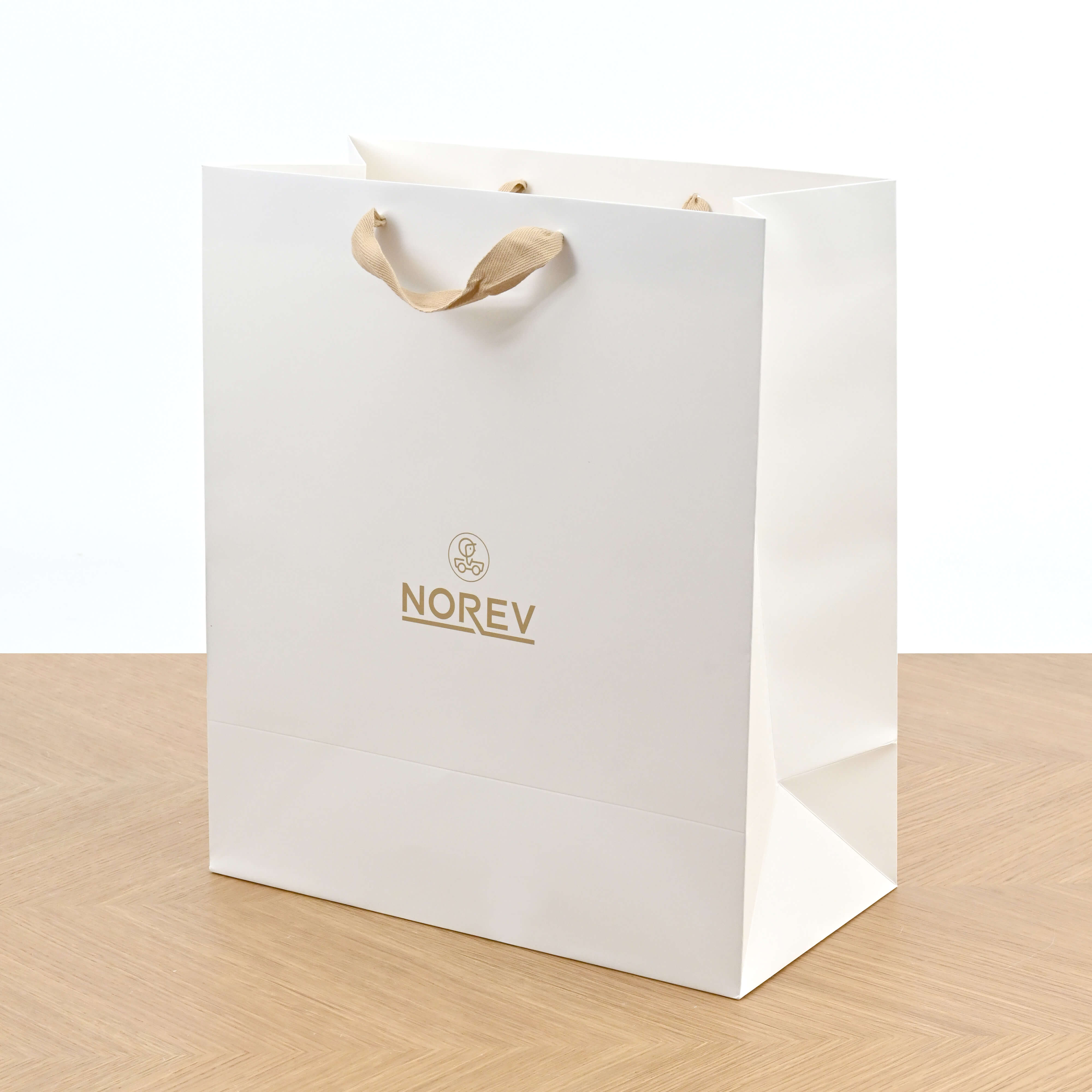 norev-sacchetto-regalo-bianco-opaco-borsa-in-carta-per-modellini image 1