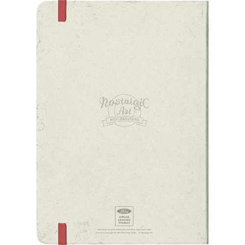 nostalgic-art-ford-mustang-horse-stripes-logo-notebook-a5 image 2