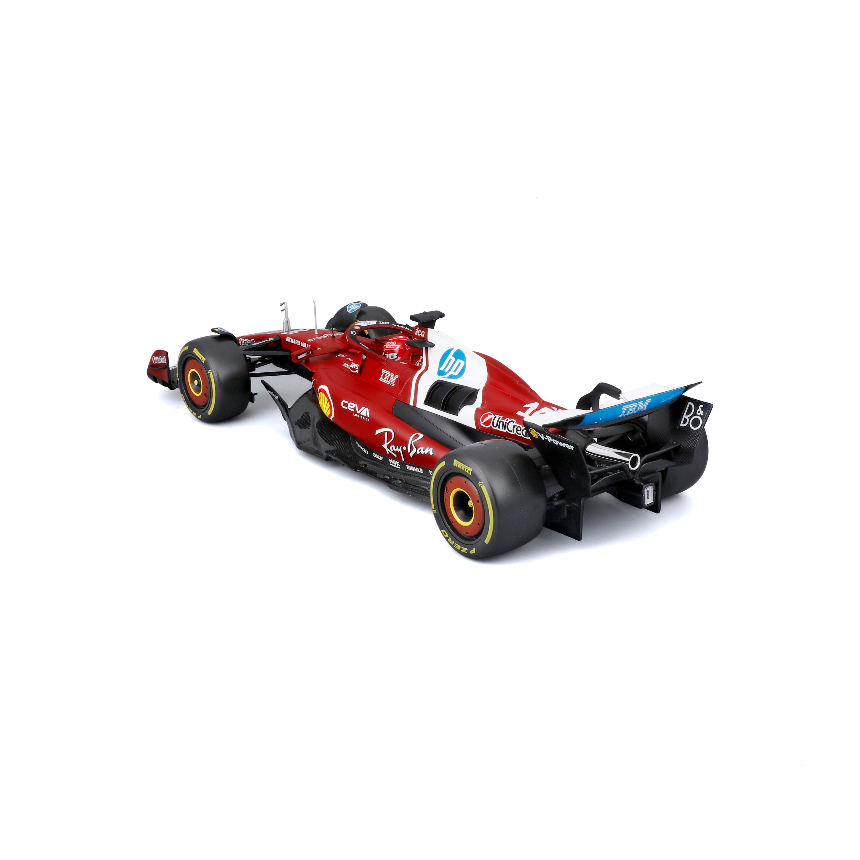 bburago-f1-ferrari-sf-25-2025-16-charles-leclerc-modellino-die-cast-scala-1-18 image 6
