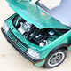 norev-peugeot-205-gti-griffe-1991-con-tetto-apribile-modellino-auto-1-18-verde image 3