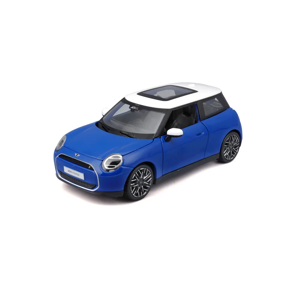 maisto-mini-cooper-se-j01-2024-blu-1-24 image 1