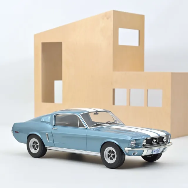 norev-ford-mustang-fastback-1968-modellino-auto-1-12-blu-metallizzato-edizione-1 image 1