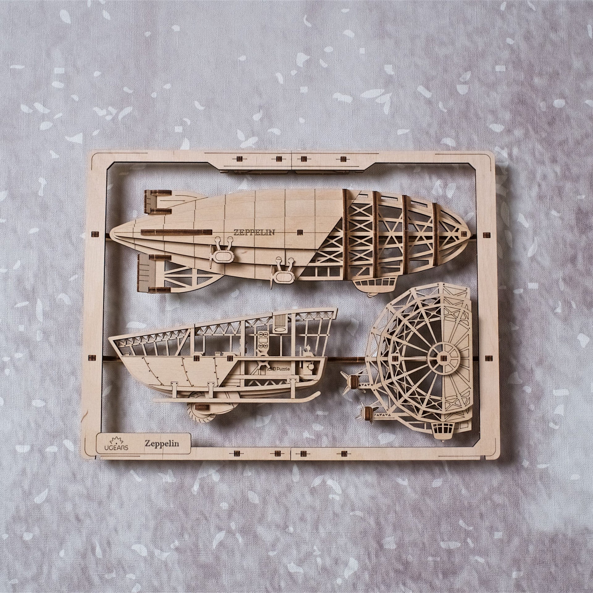 ugears-zeppelin-puzzle-2-5d-in-legno-u-mini-da-collezione image 8