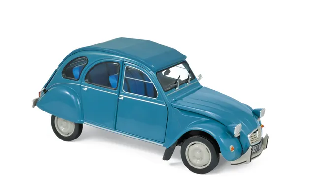 norev-citro-n-2cv-6-club-1982-bleu-lagune-modellino-auto-1-18 image 1