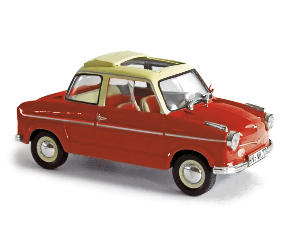 norev-nsu-prinz-i-1958-modellino-auto-1-43-rosso-rubino-con-tetto-apribile-2 image 1