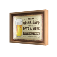 nostalgic-art-drink-beer-three-days-targa-in-metallo-15x20-cm-2 image 4