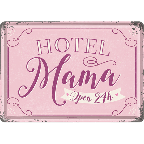 nostalgic-art-hotel-mama-word-up-card-in-metallo-10x14-cm image 1