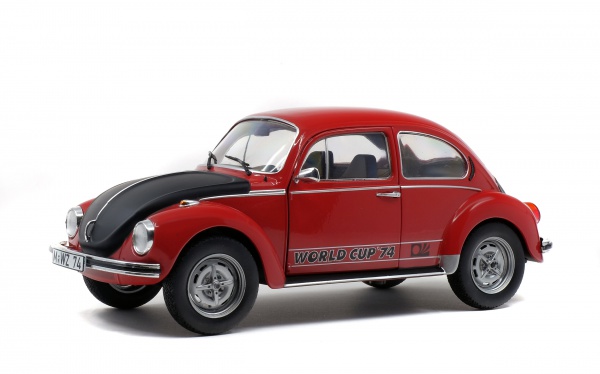 solido-volkswagen-beetle-1303-world-cup-edition-1974-rosso-modellino-auto-scala- image 1