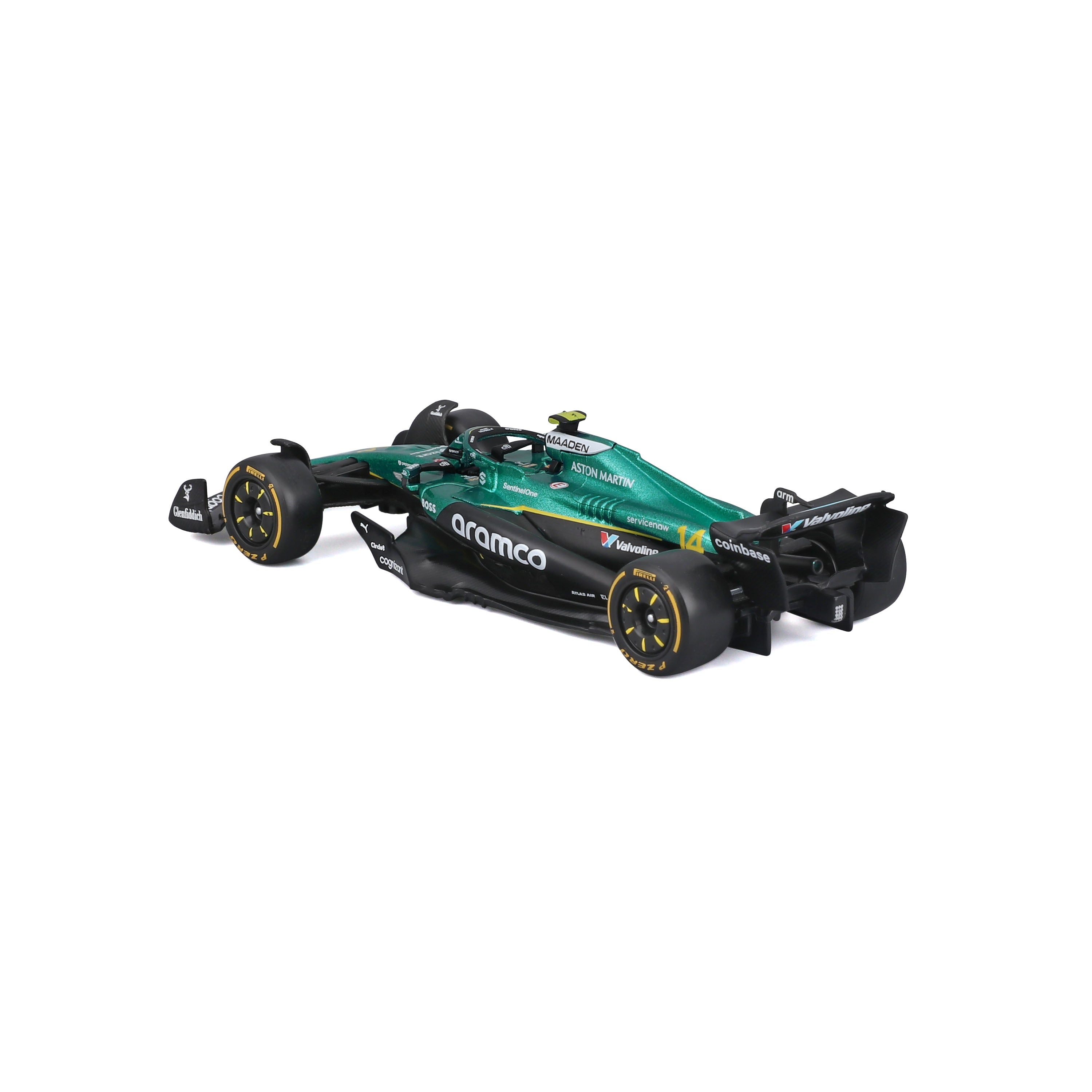 bburago-f1-aston-martin-amr25-2025-14-alonso-modellino-auto-1-43 image 5