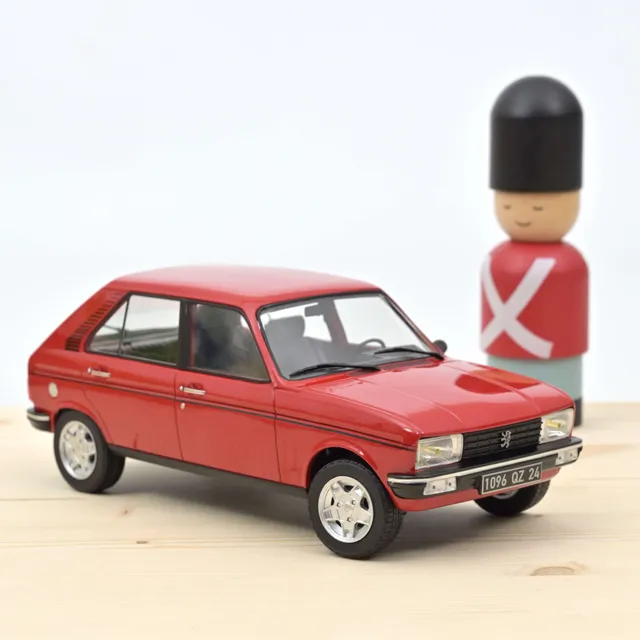 norev-peugeot-104-s-1981-modellino-auto-1-18-rosso-300-pz-esclusiva-web image 1