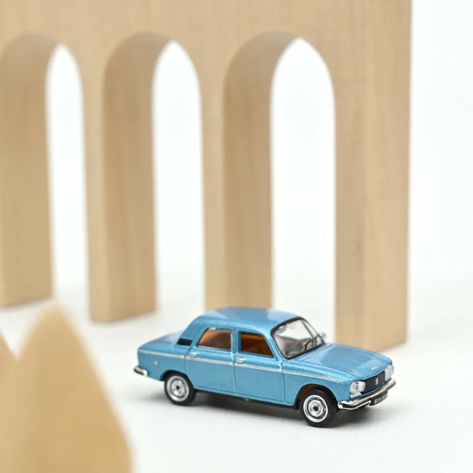 norev-peugeot-304-gl-1977-modellino-auto-1-87-blu-azzurro image 1