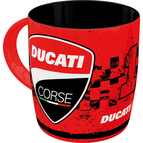 nostalgic-art-ducati-corse-logo-racing-tazza-in-ceramica-330-ml image 1