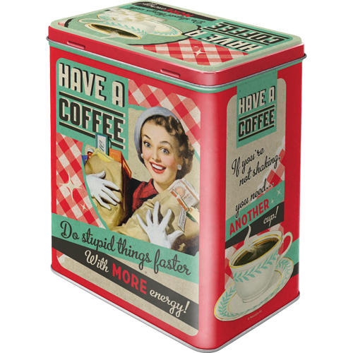 nostalgic-art-have-a-coffee-scatola-in-metallo-l-3-litri image 2