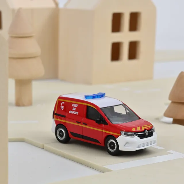 norev-renault-kangoo-van-2023-pompiers-chef-de-groupe-modellino-1-64 image 1