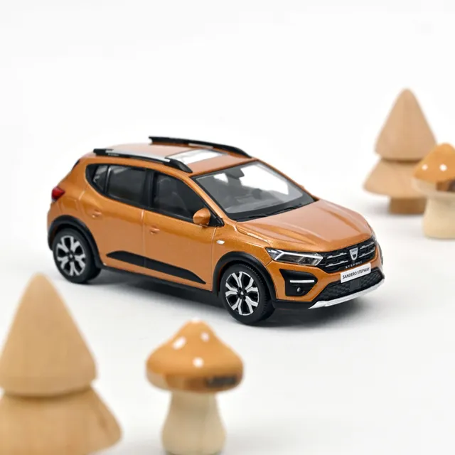 norev-dacia-sandero-stepway-2021-modellino-auto-1-43-orange-atacama image 1