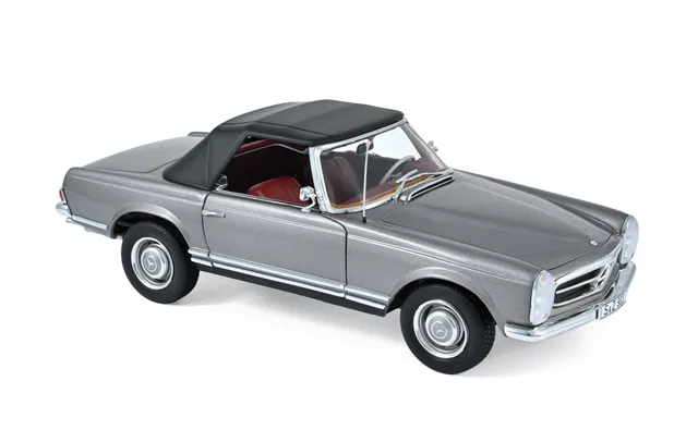 norev-mercedes-benz-230-sl-1963-modellino-auto-1-18-antracite-metallizzato image 1