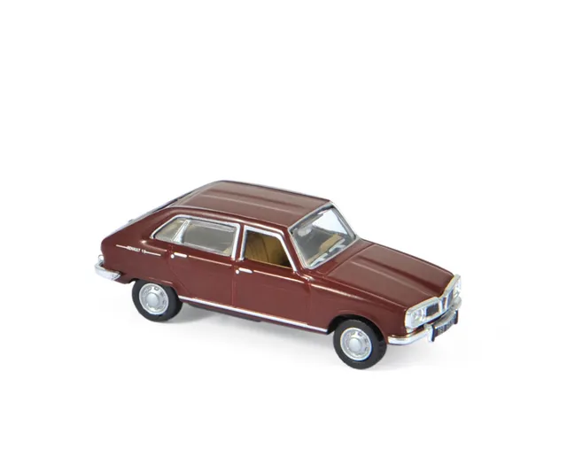 norev-renault-16-super-1966-modellino-auto-1-87-rosso-scuro image 1