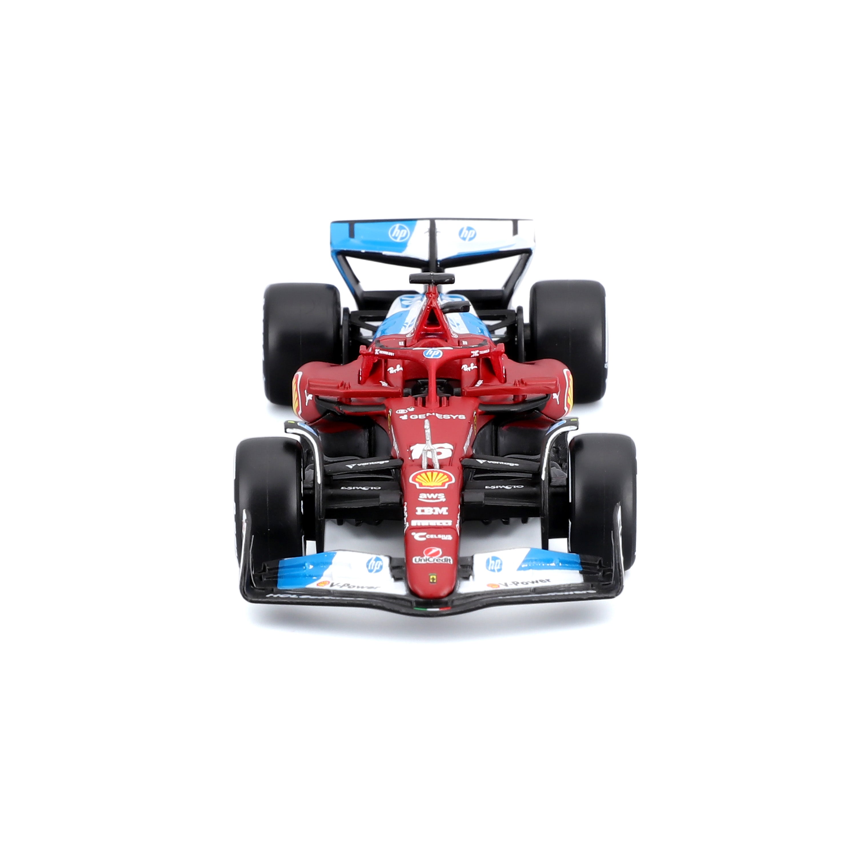 bburago-ferrari-sf-25-16-charles-leclerc-miami-livery-scala-1-43-modellino-f1-20 image 3