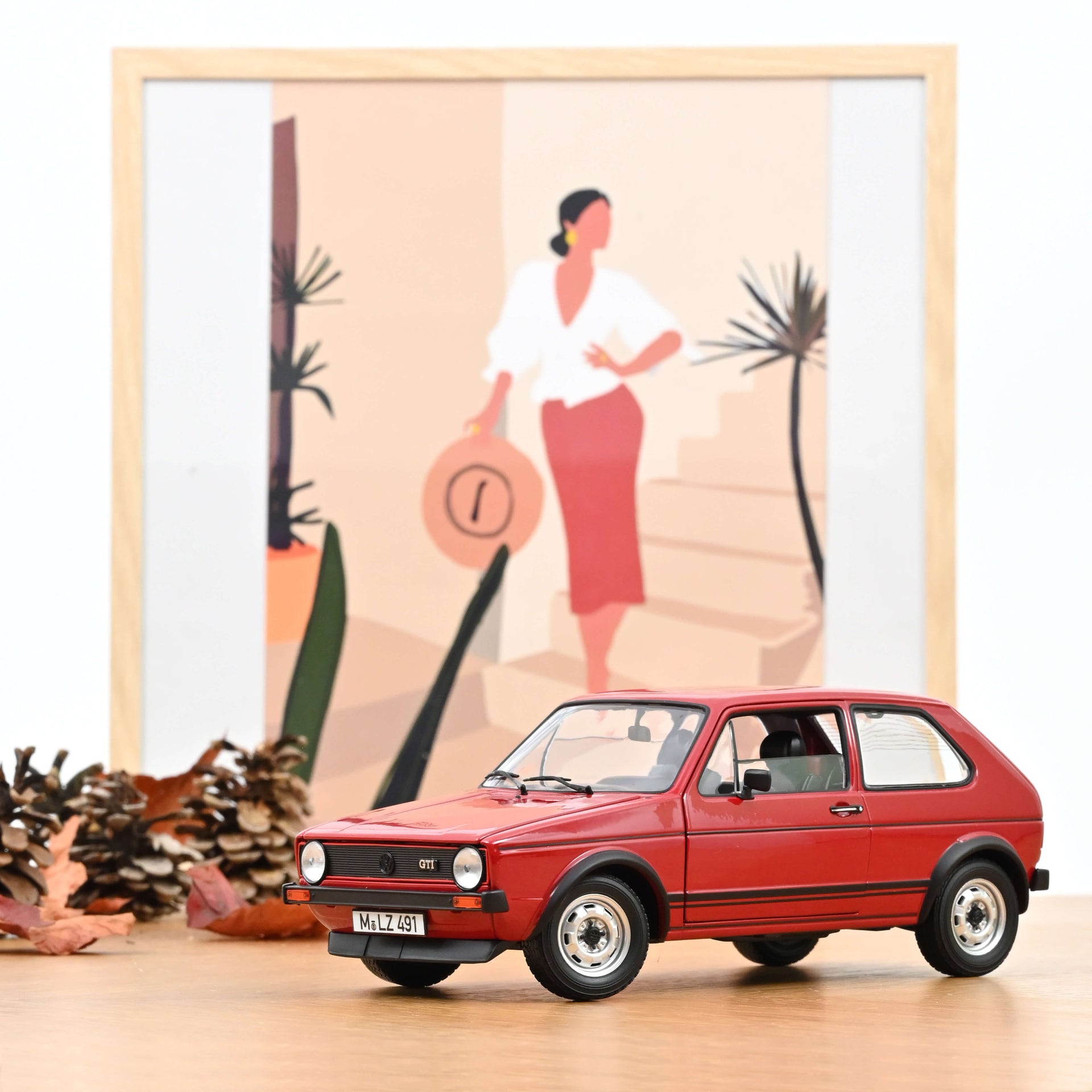norev-vw-golf-gti-1976-rossa-1-18 image 1