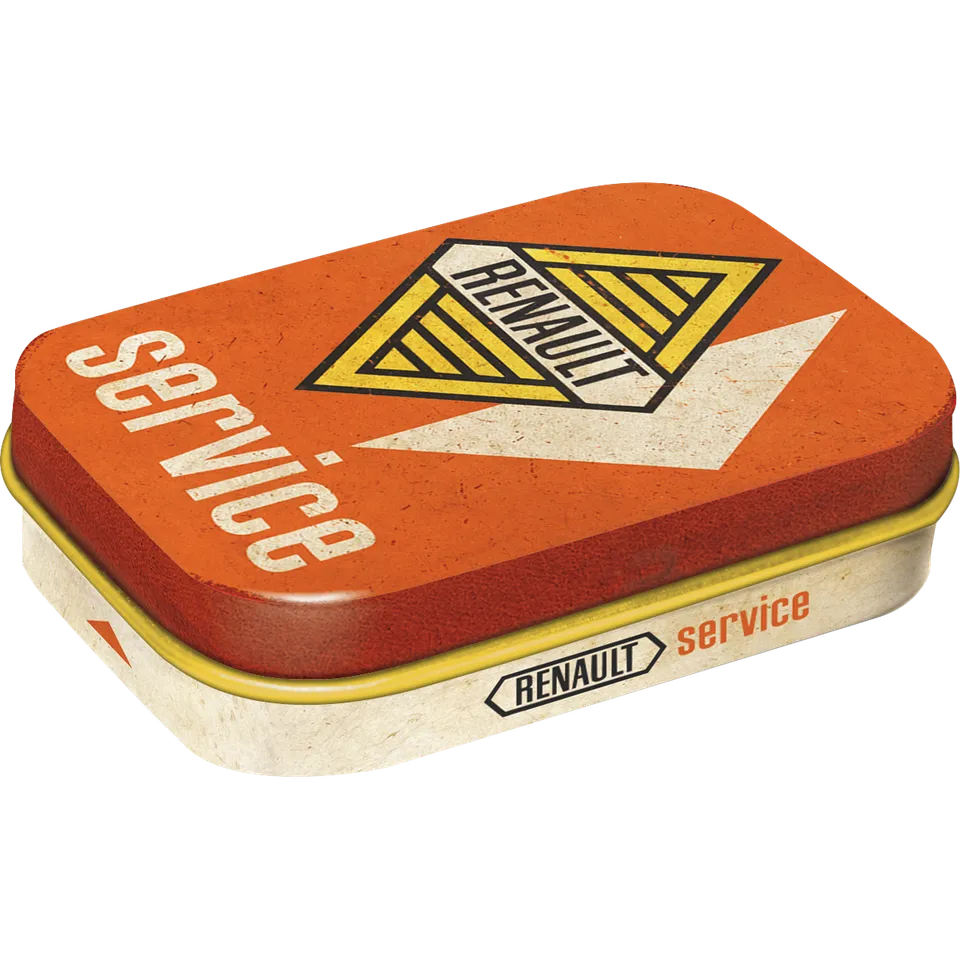 nostalgic-art-renault-service-scatola-latta-con-mentine-6x4-cm image 1