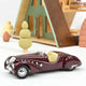 norev-peugeot-302-darl-mat-roadster-1937-dark-red-modellino-auto-1-18 image 2