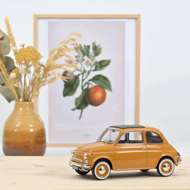norev-fiat-500-l-1969-giallo-positano-1-18-modellino-auto-d-epoca-die-cast image 1