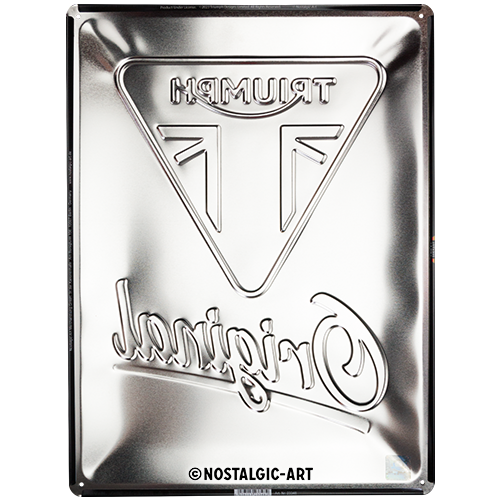 nostalgic-art-triumph-original-motorcycles-targa-in-metallo-30x40-cm-2 image 3