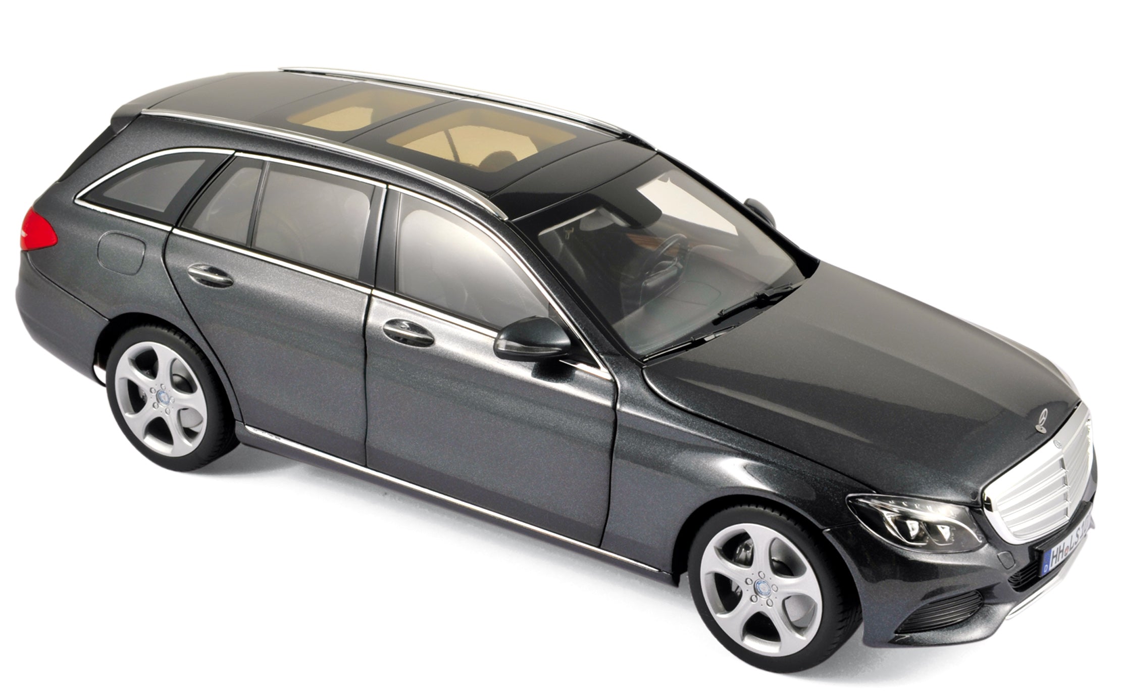 norev-mercedes-benz-classe-c-break-2014-grigio-metallizzato-1-18 image 1