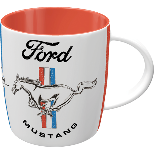 nostalgic-art-ford-mustang-horse-stripes-logo-tazza-in-ceramica-330-ml image 7