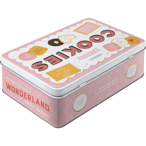 nostalgic-art-wonder-cookies-scatola-in-metallo-piatta-2-5-l-23x16x7-cm image 3