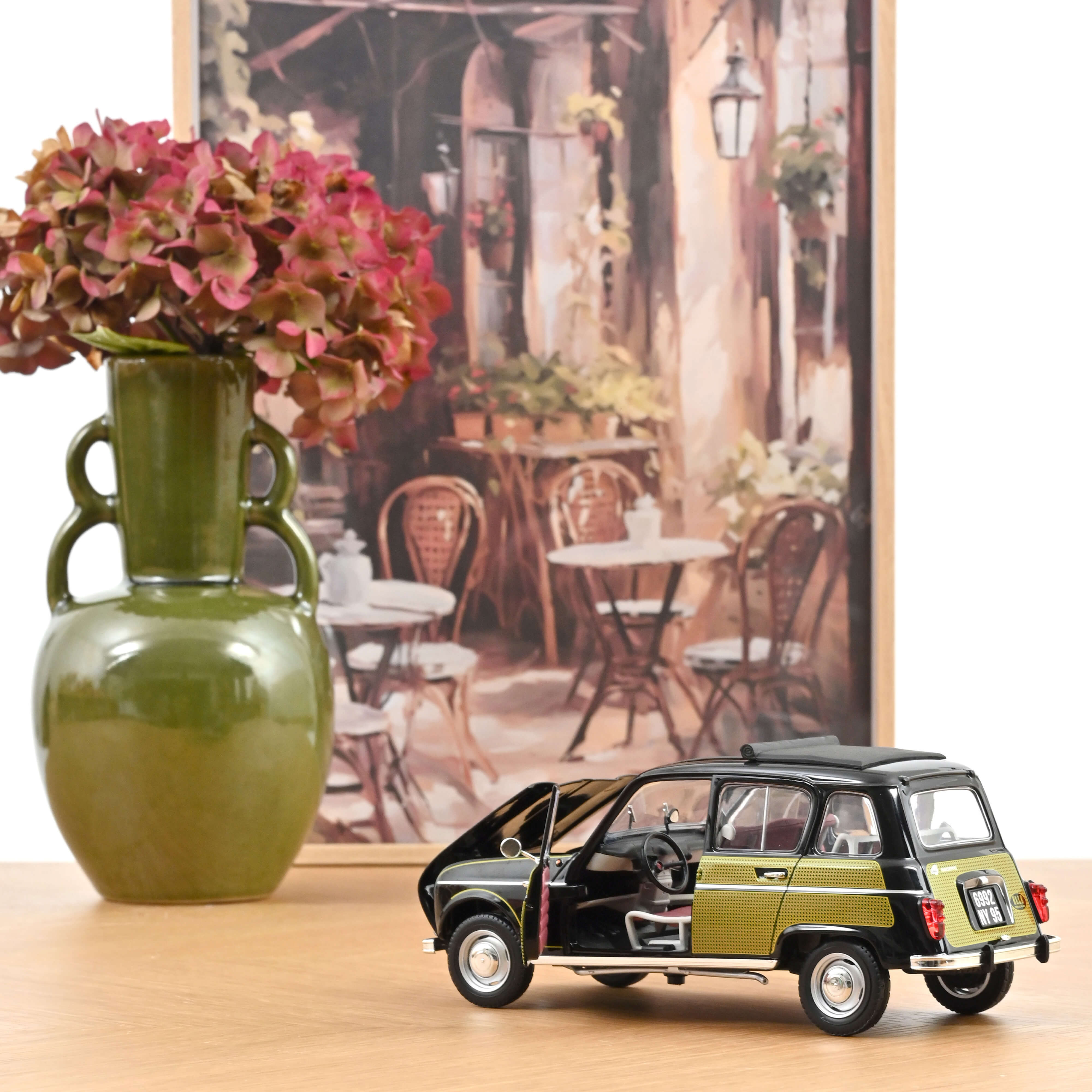 norev-renault-4-parisienne-1963-1-18-nera-e-gialla-edizione-200-pz image 2