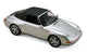 norev-porsche-911-cabriolet-1994-silver-modellino-auto-1-18 image 2