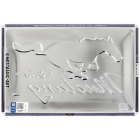nostalgic-art-ford-mustang-horse-logo-black-targa-in-metallo-20x30-cm image 3