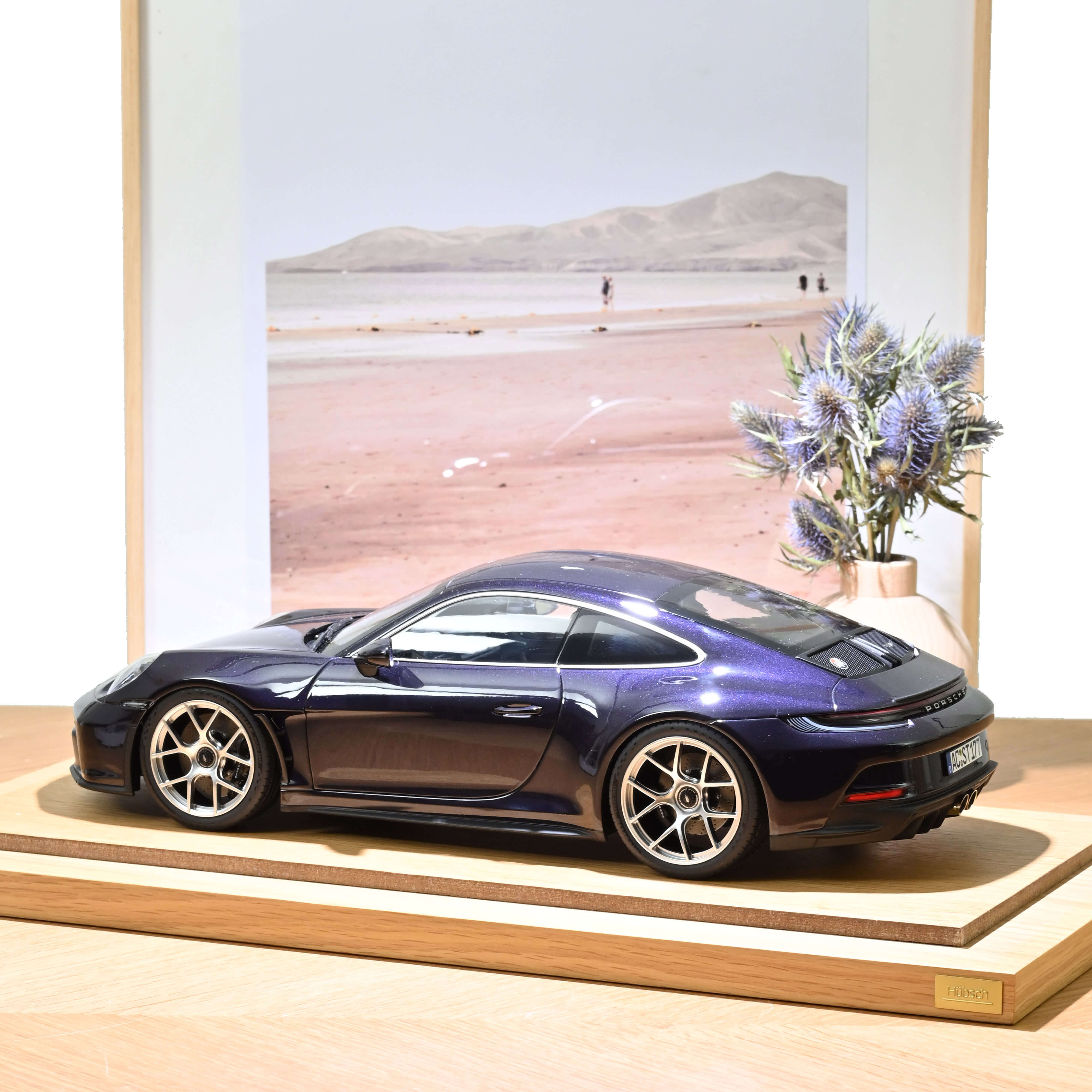 norev-porsche-911-s-t-2023-viola-metallizzato-1-12-300-pz-numerata image 2