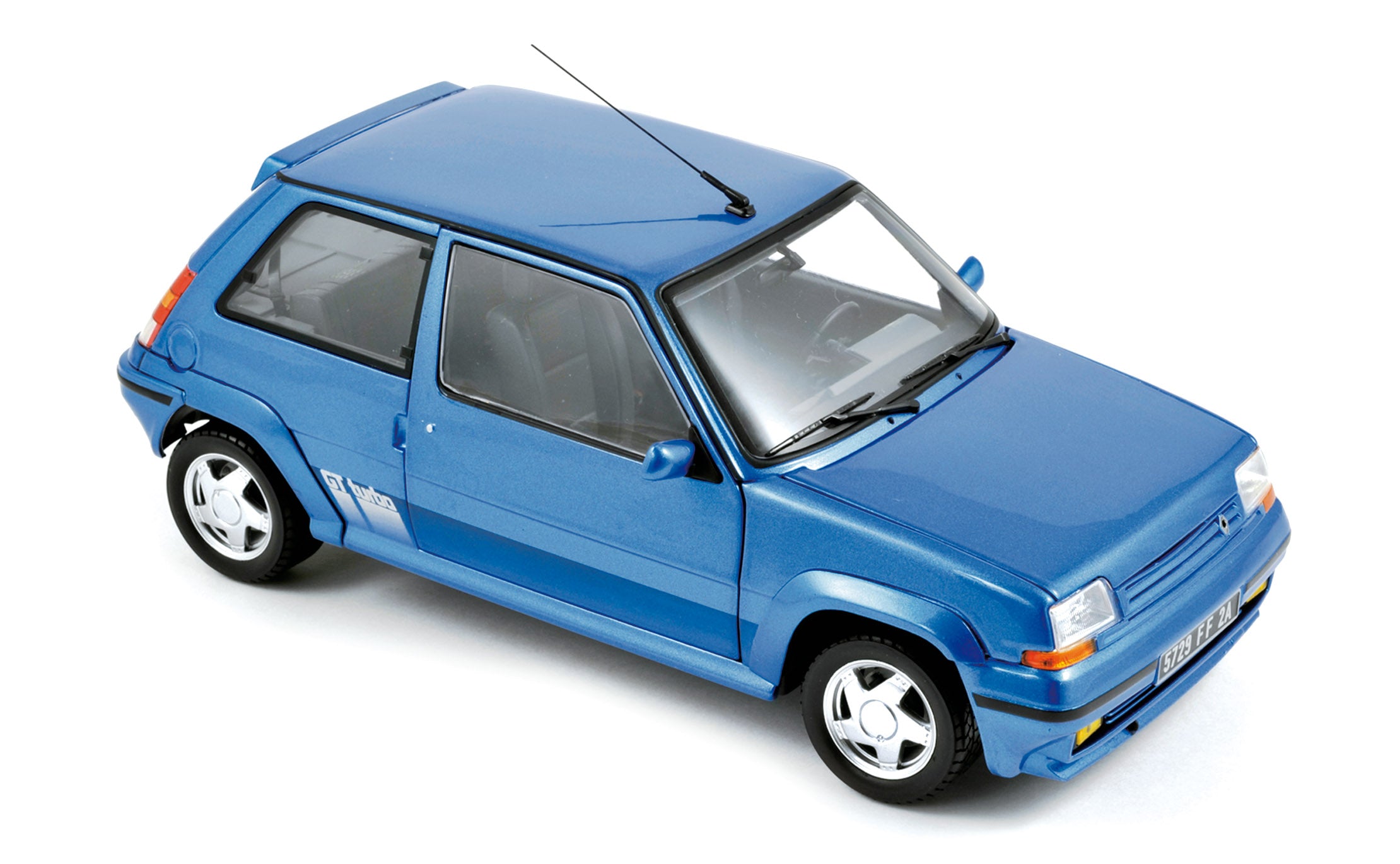 norev-renault-super-5-gt-turbo-1987-blu-lumi-re-metallizzato-1-18 image 1