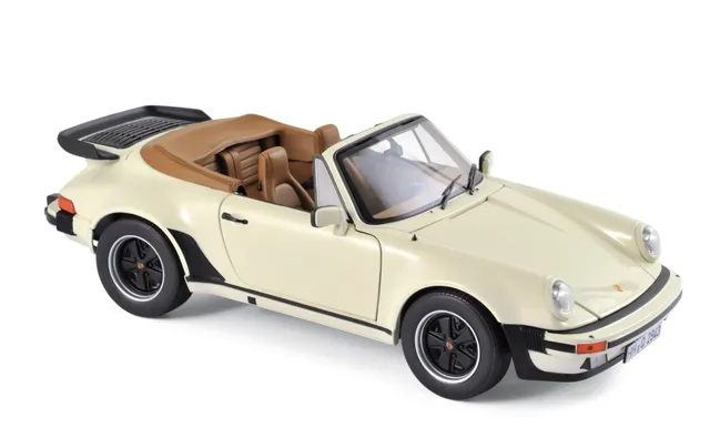 norev-porsche-911-turbo-cabriolet-1987-ivoire-modellino-1-18 image 1