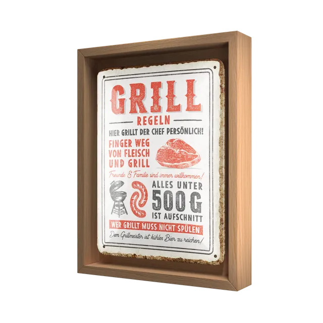 nostalgic-art-grillregeln-cornice-n-frame-s-18-5x24-cm image 1