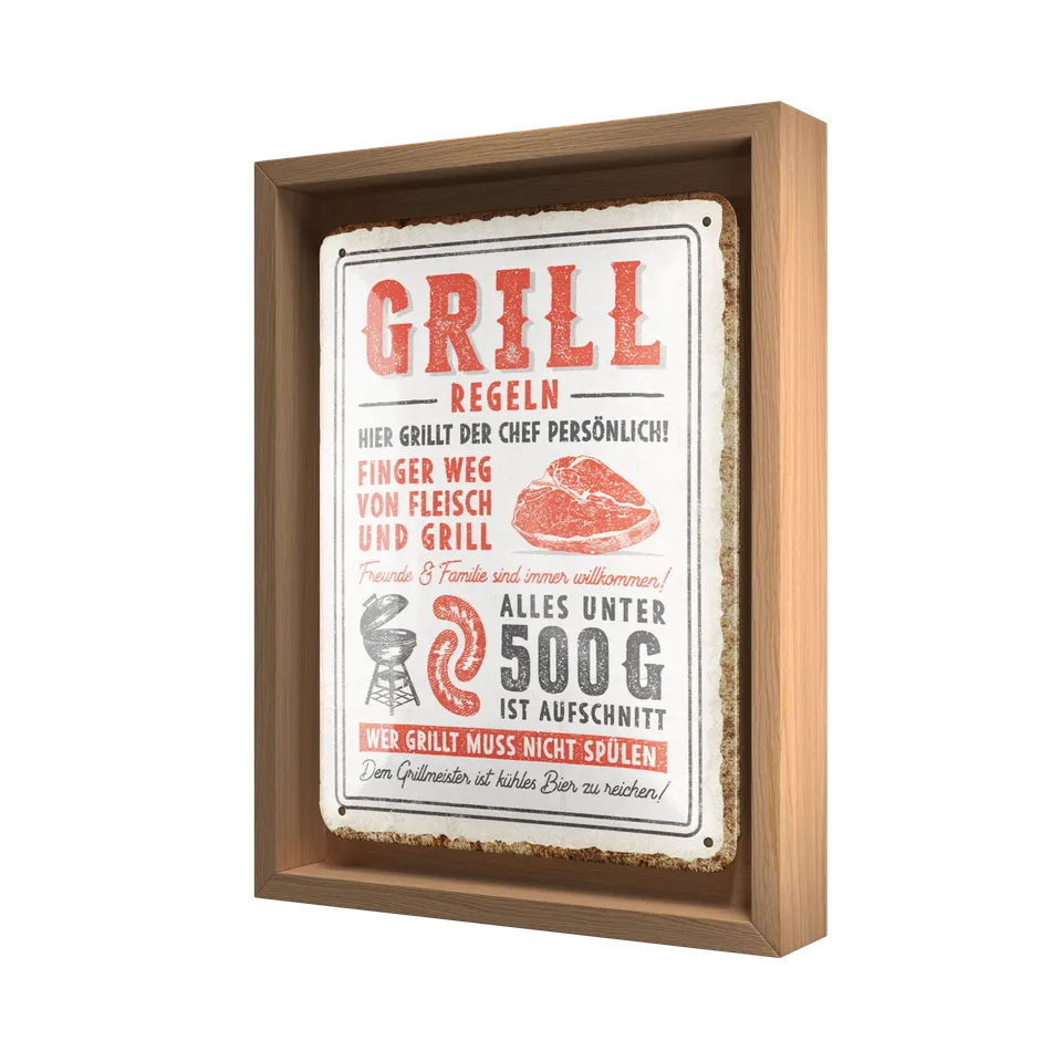nostalgic-art-grillregeln-cornice-n-frame-s-18-5x24-cm image 1