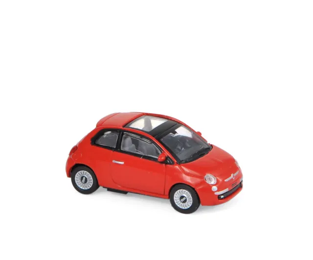 norev-fiat-500-2007-rossa-modellino-auto-minijet-1-87 image 1