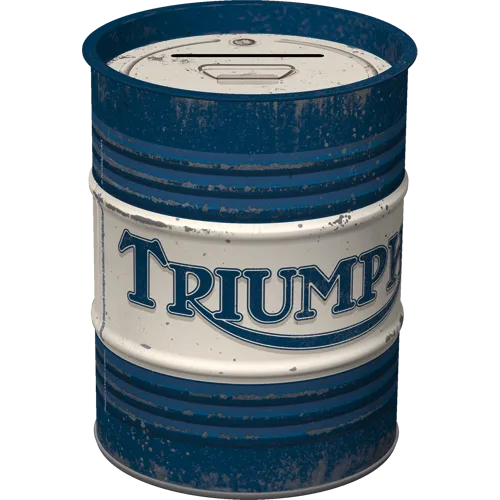 nostalgic-art-triumph-oil-barrel-salvadanaio-barile-olio image 1
