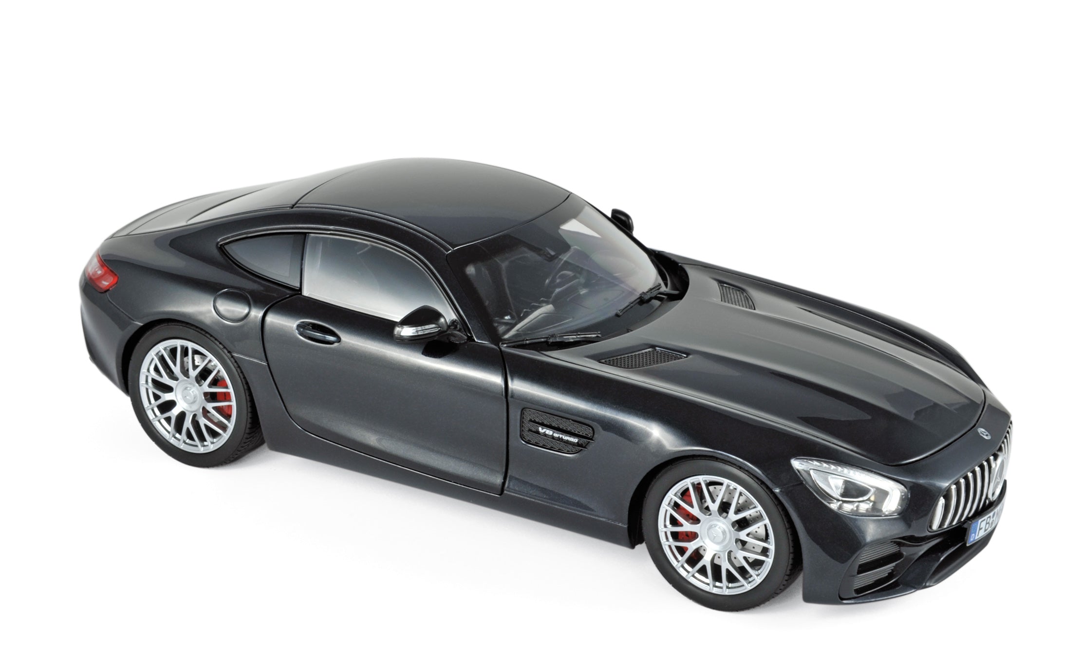 norev-mercedes-amg-gt-s-2018-modellino-auto-1-18-nero-metallizzato image 1