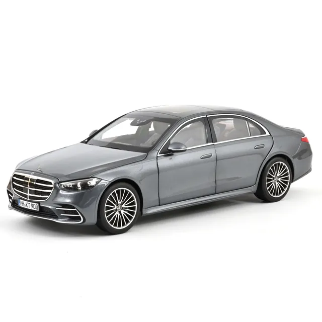 norev-mercedes-benz-classe-s-amg-line-2020-grigio-metallizzato-modellino-1-18 image 1