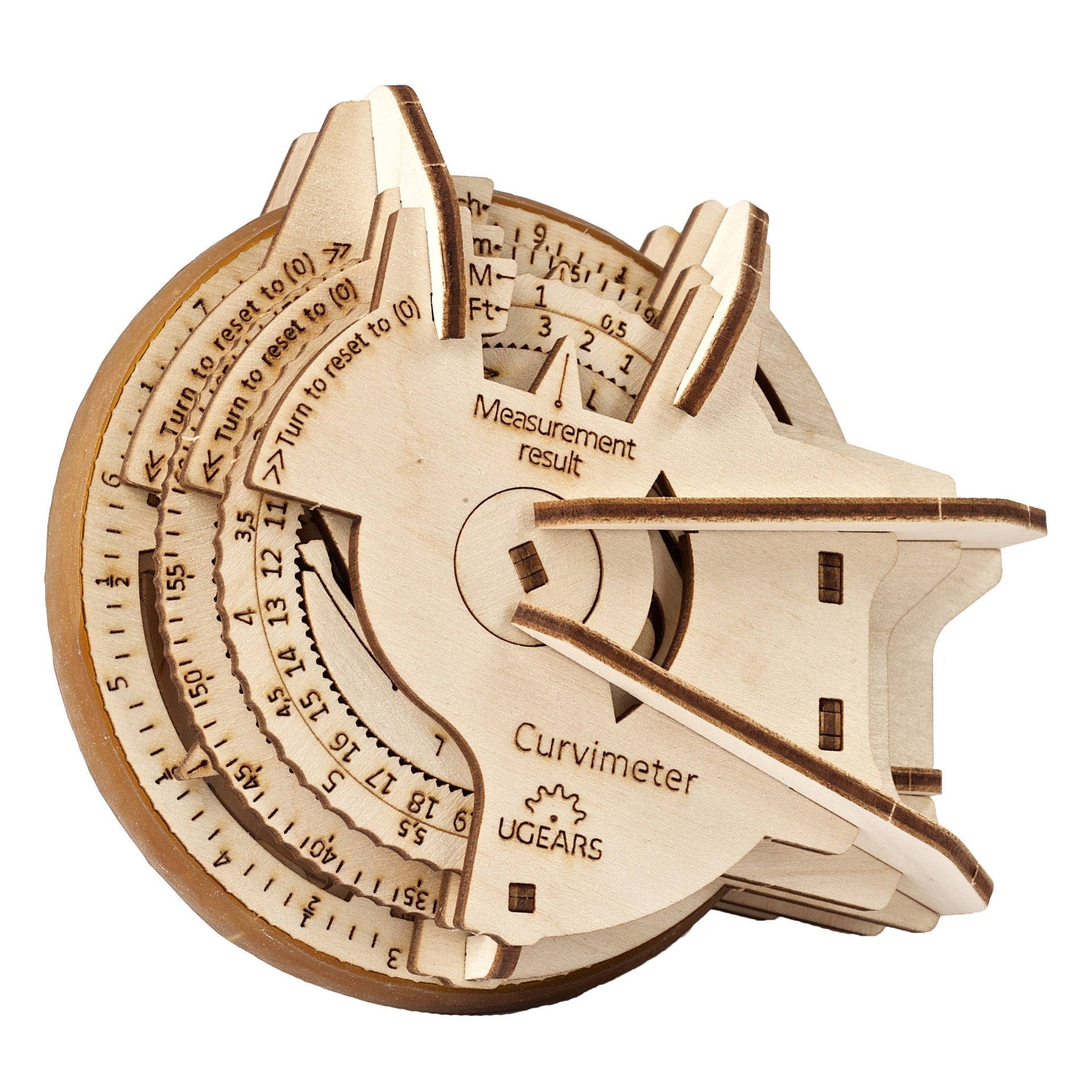 ugears-curvimeter-opisometro-meccanico-da-costruire image 3
