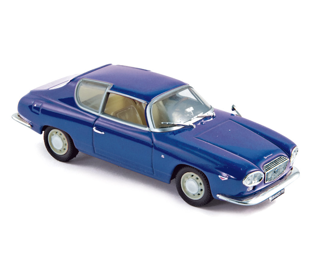 norev-lancia-flavia-sport-zagato-1962-blu-1-43-modellino-auto-d-epoca-die-cast image 1