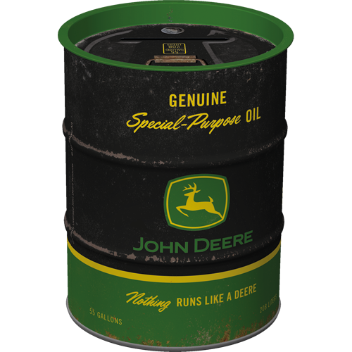 nostalgic-art-john-deere-special-purpose-oil-salvadanaio-fusto-600-ml image 1