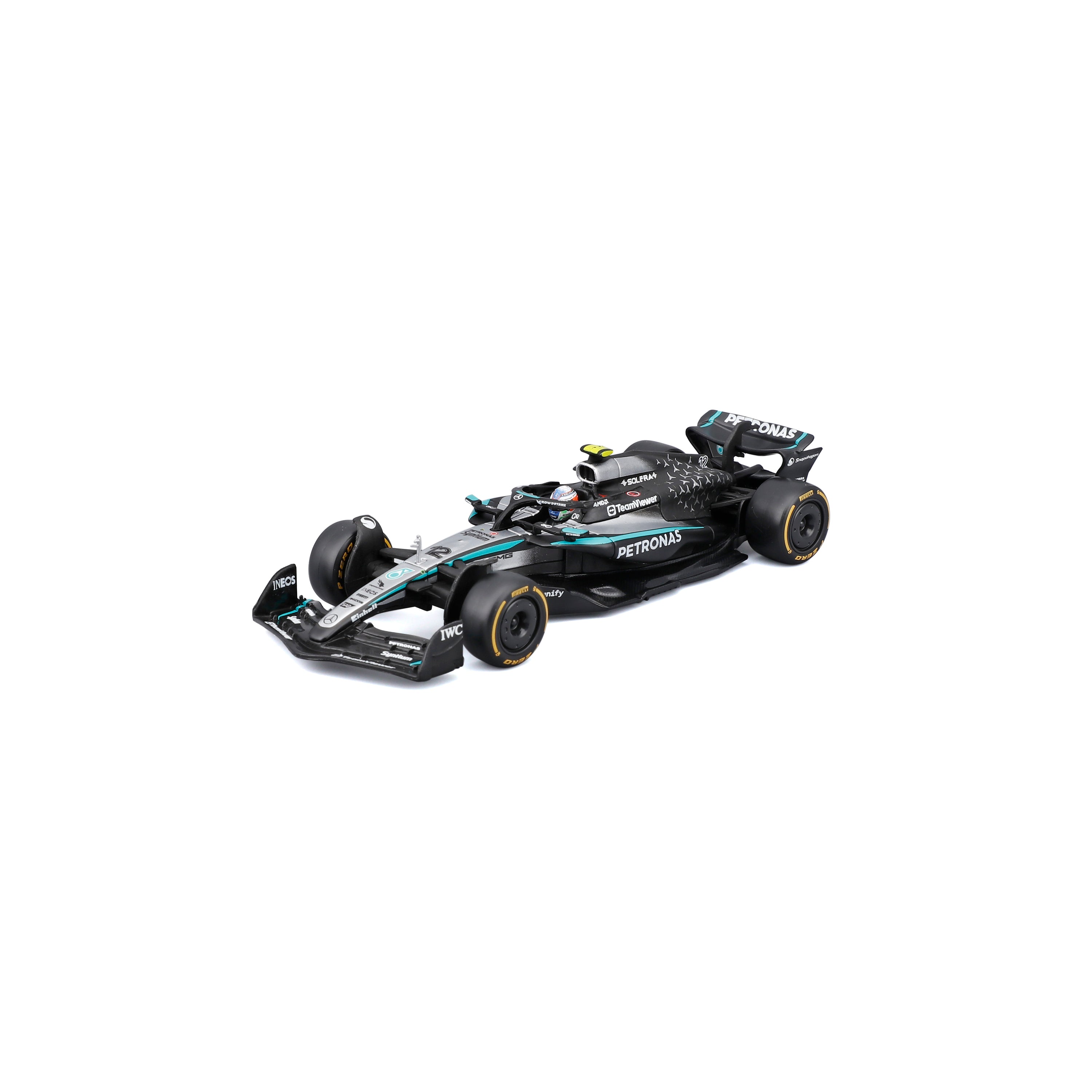 bburago-f1-mercedes-amg-w16-2025-12-kimi-antonelli-modellino-auto-1-43-con-base- image 3