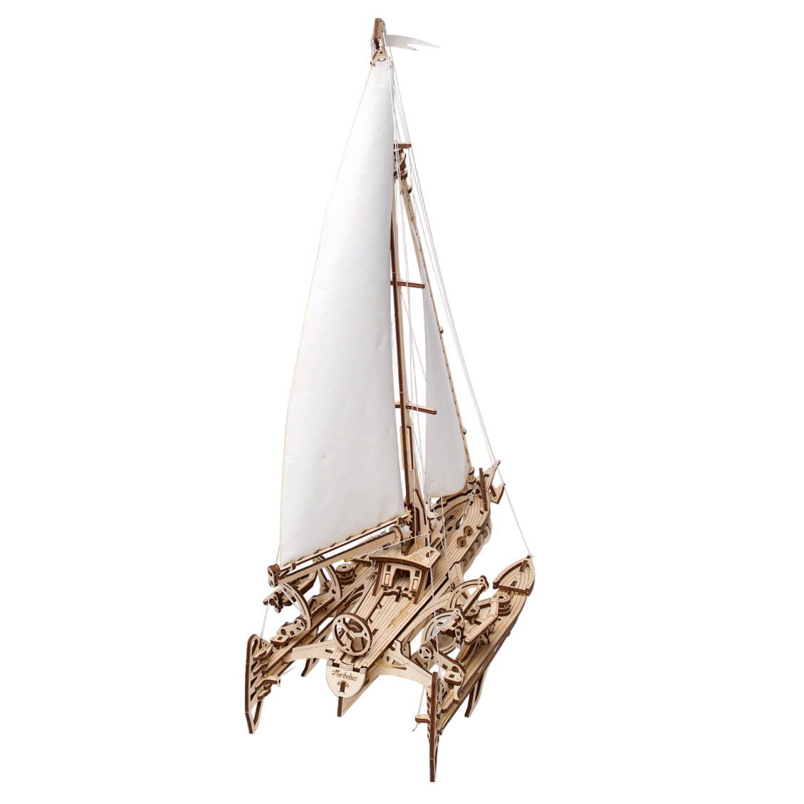 ugears-trimaran-merihobus-veliero-trimarano-in-legno-da-costruire image 4